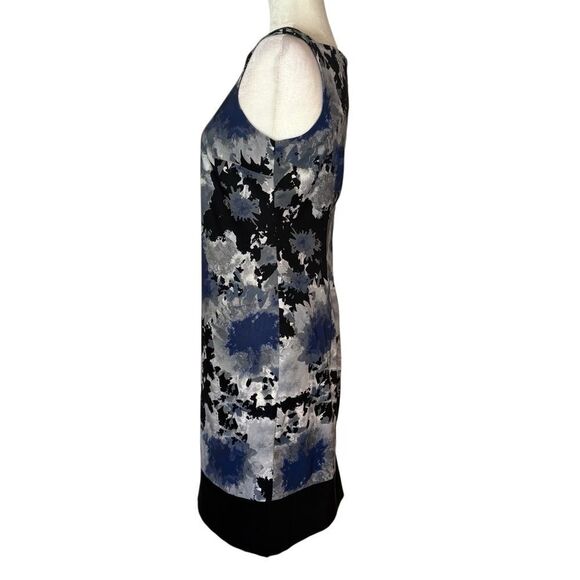 AB Studio Abstract Black and Blue Dress. Size 6. Great Condition!! - Picture 6 of 11